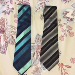 Pair of ties by Alfani and BCBG